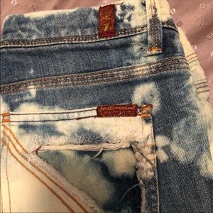Distressed shorts